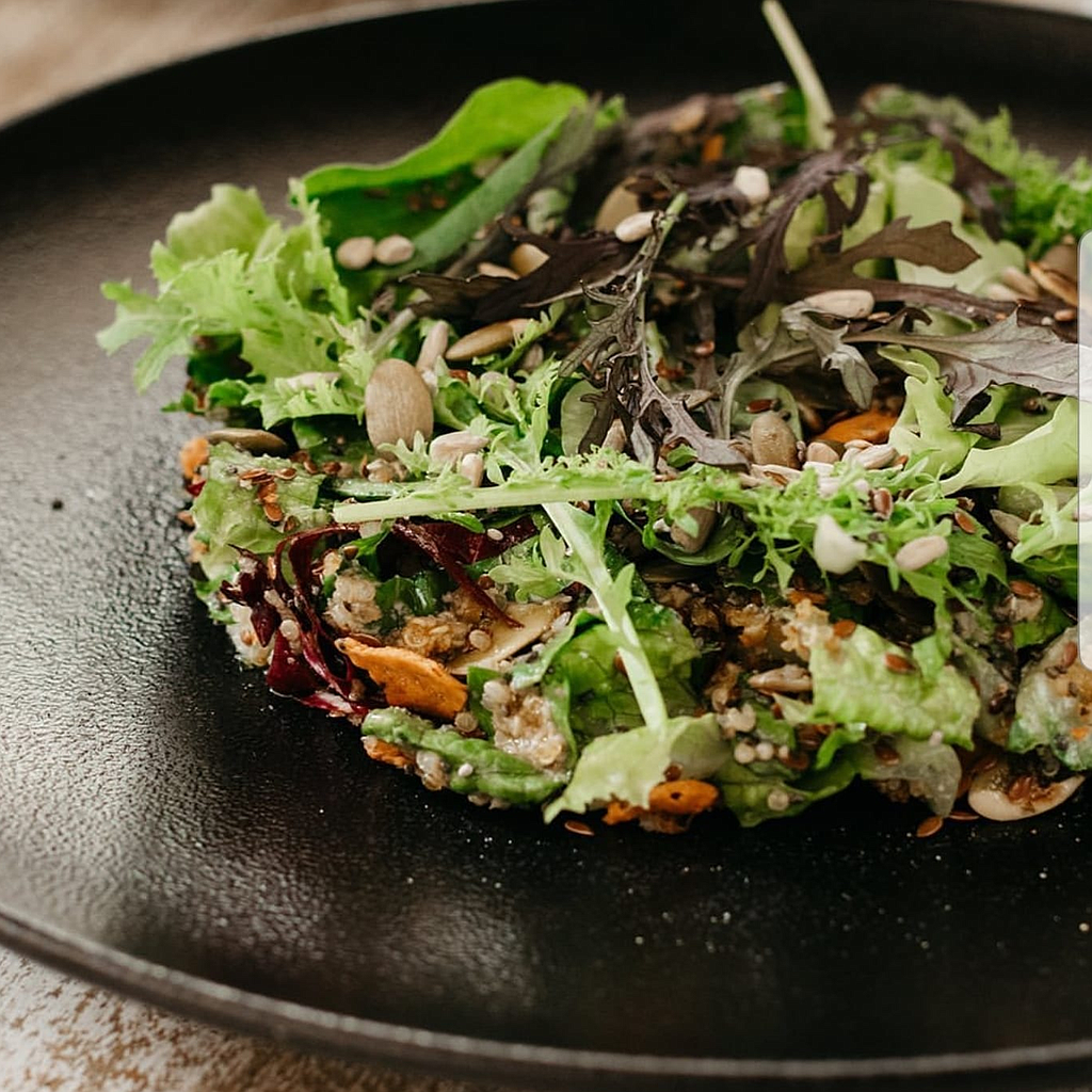 ENSALADA VERDE CON MIX DE SEMILLAS