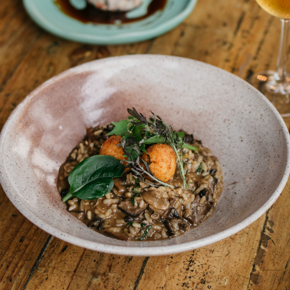 RISOTTO DE 3 HONGOS AHUMADOS